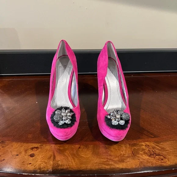 Shoes Bcbg Pink Platform Heels Poshmark